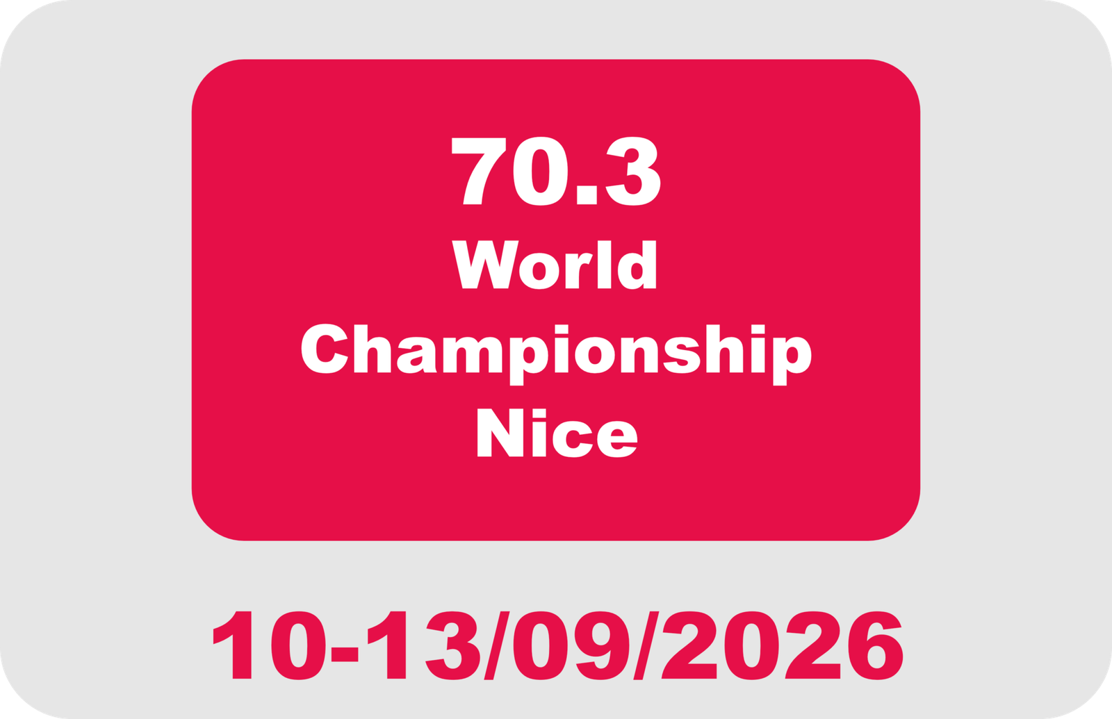 70.3 World Championship Nice-2026